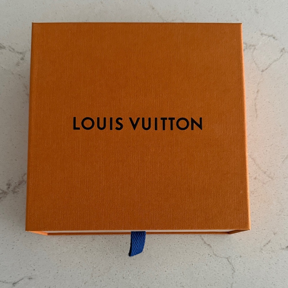 Louis Vuitton Signature Orange Box with Blue Tab